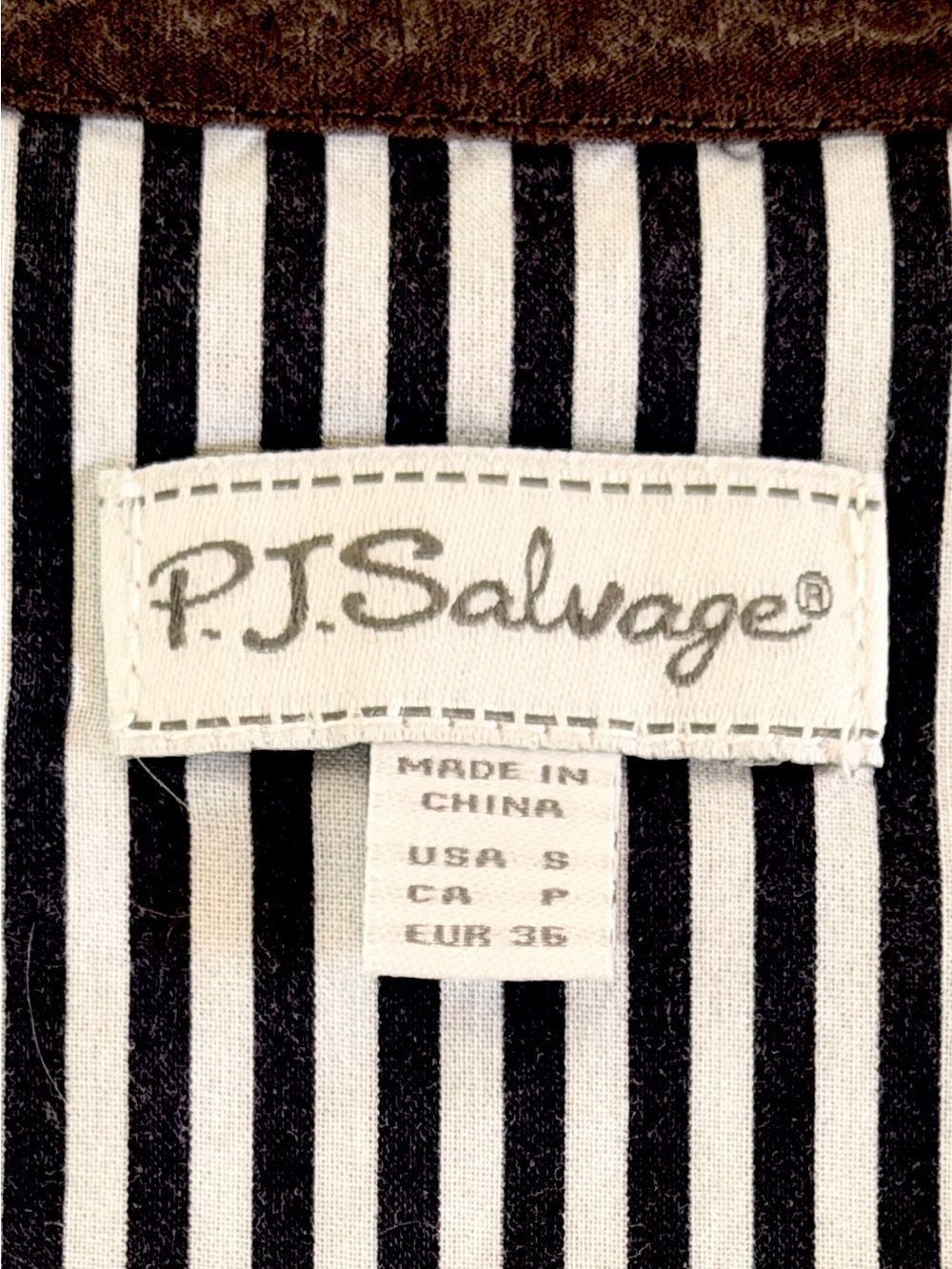 P.J. Salvage Playful Prints Dogs Riding Bicycles Pajama Set 100% Cotton sz S - Picture 7 of 9